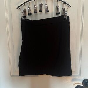 Women’s black mini skirt